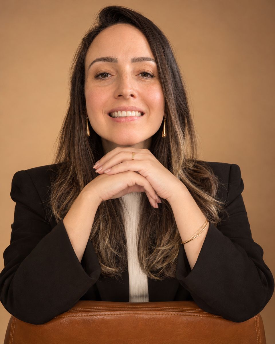 Retrato de Larissa Cavalheri, chef confeiteira